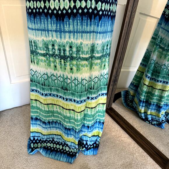 NWT Sandra Darren Maxi Dress V-Neck Women's Size 8 - Picture 4 of 7